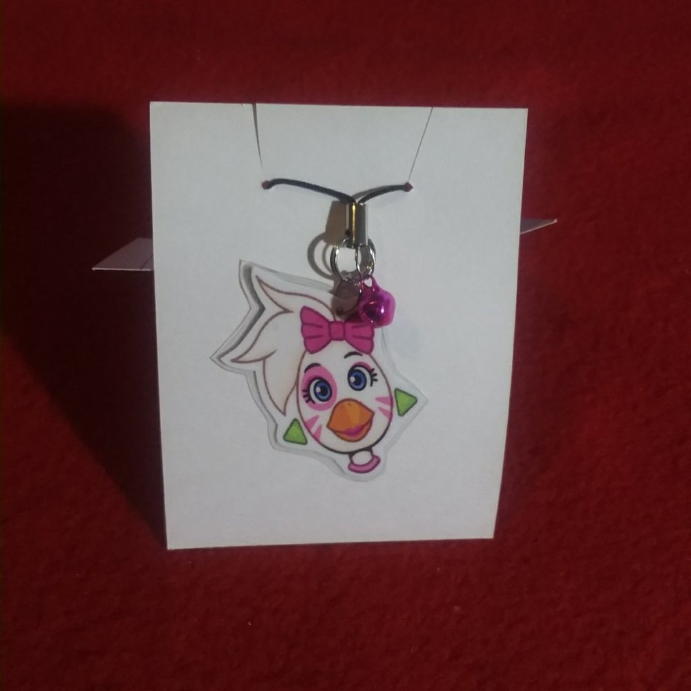 Handmade Laminate Anime Manga Videogame Fnaf Charm!